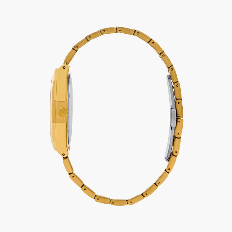 OMAX ساعة يد أنالوج ذهبية للرجال من أومكس - Image 2